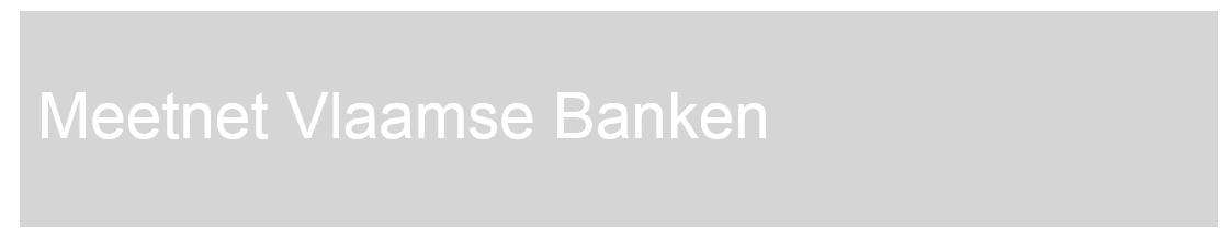 recentste metingen Vlaamse Banken
